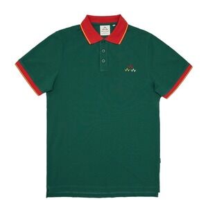 Birds Of Condor Mens XL Green Triple Eagle Polo Colorblock Preppy